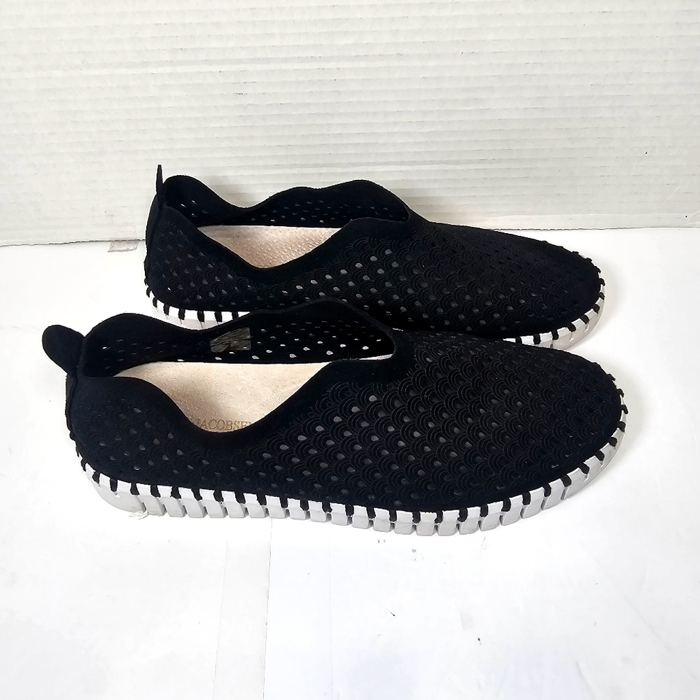 Ilse Jacobsen Black Slip-On Flats Shoes Womens Sz 39 (8.5 USA) - Picture 9 of 9